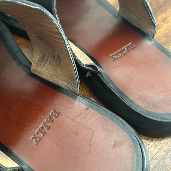 BALLY PAGANI SLIDE SANDALS. - Picture 4 of 12